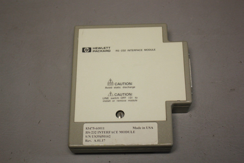 HP RS-232 INTERFACE MODULE 83475-60011