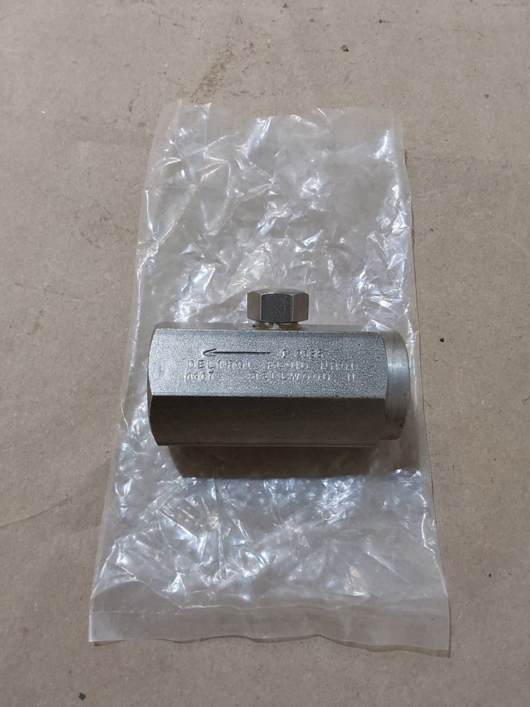 Deltrol Fluid C25SS NL 10001-60 HH Check Valve Line Stainless Steel