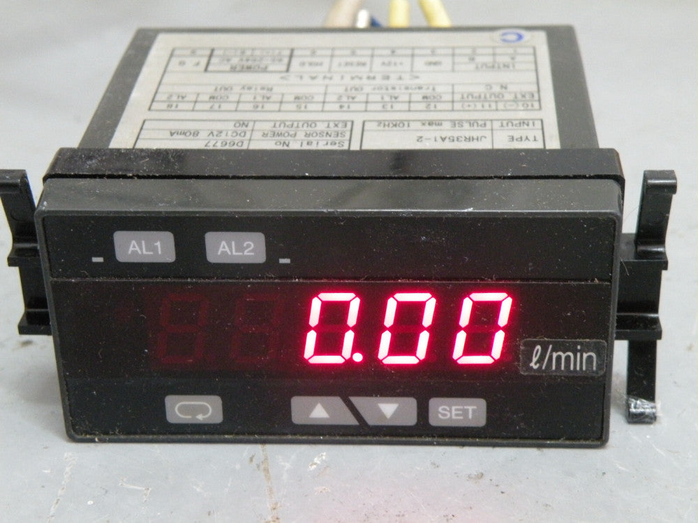 (1) Nihon Flow Control Co Flow Controller JHR35A1-2 0-70 L/Min