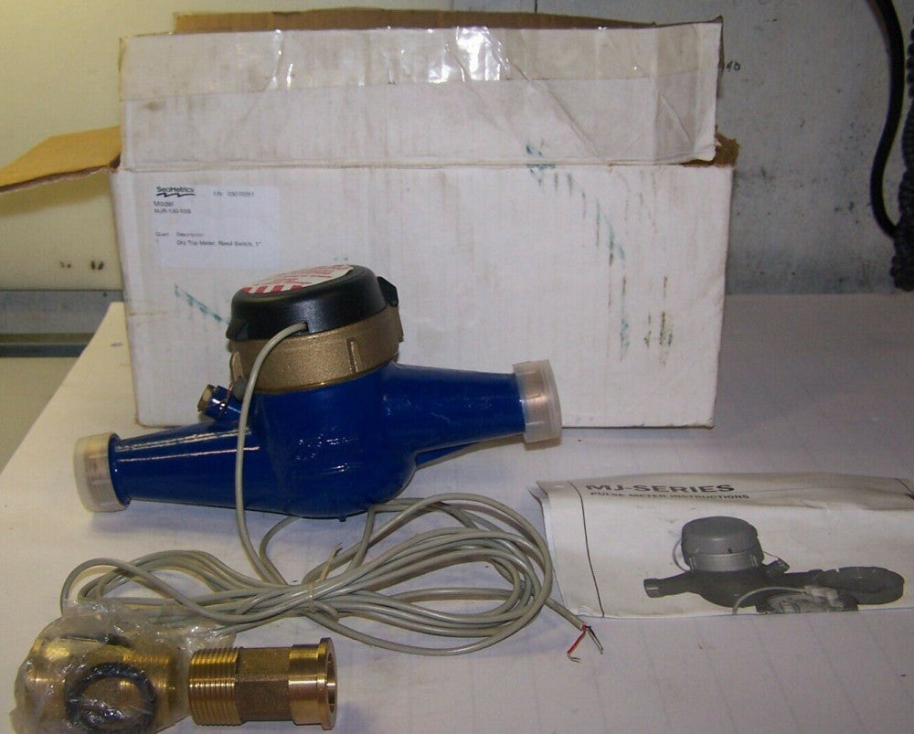 NEW SEAMETRICS 25MM BRONZE FLOW METER MJR-100-10G