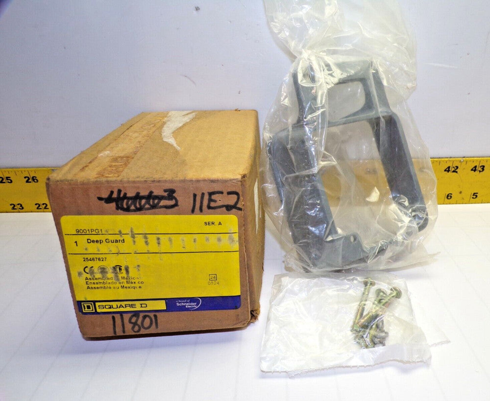 NEW SQUARE D DEEP GUARD PALM OPERATED PRESS BUTTON 9001PG1 SERIES A