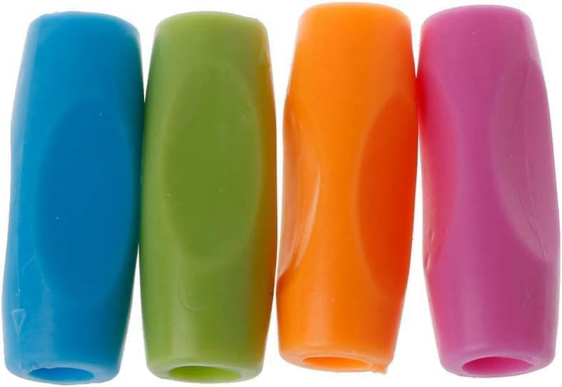 4Pcs Color Writing Aid Grip, Children Pencil Holding Practise Device for
