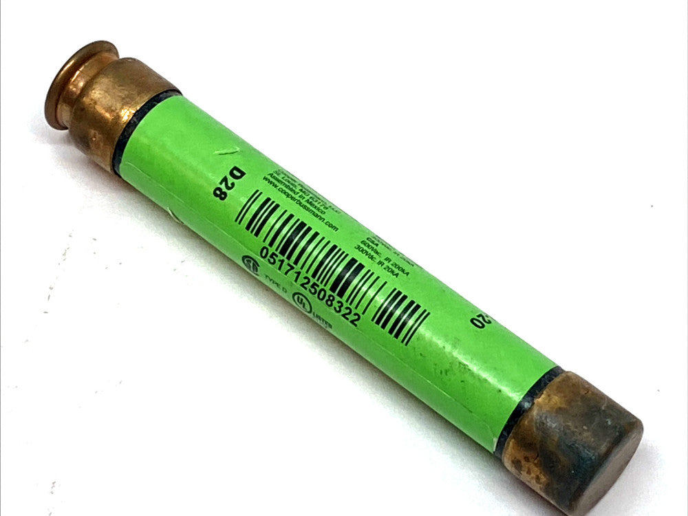 Bussmann FRS-R-20 600V/300VDC Class RK5 Dual-Element Time-Delay Fuse