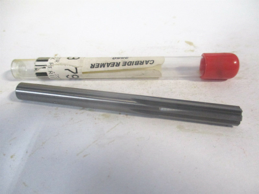 (500-0002550) 0.255 x 1 x 3 Straight Shank Solid Carbide 4-Flute Chucking Reamer