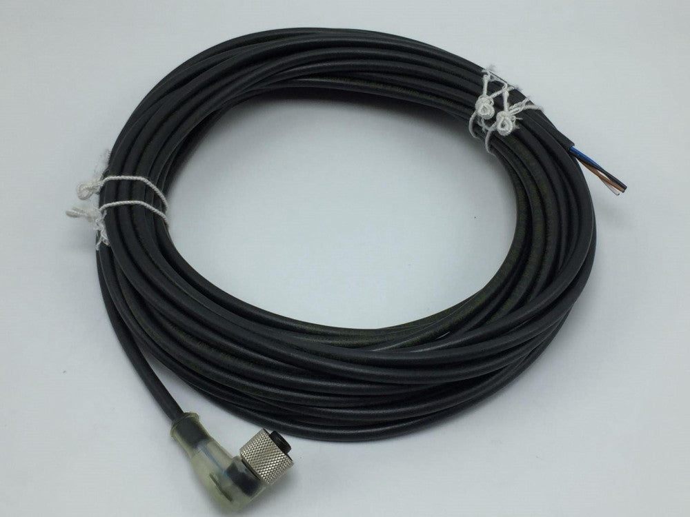 NEW RKWT/LEDP4-225/10M NEW LUMBERG 10M PUR M12 FEMALE RIGHT ANGLE CORDSET PN# R