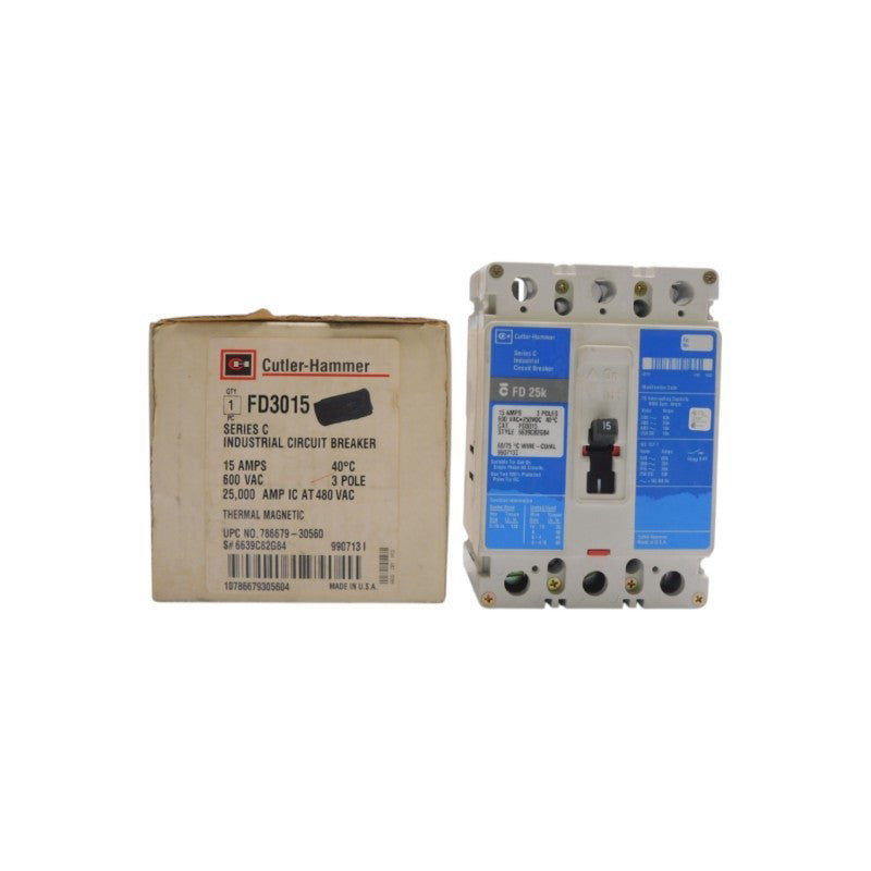 CUTLER HAMMER FD3015 SER. C 600VAC 15A NSMP