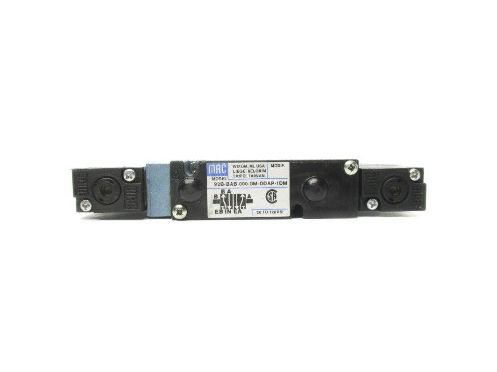 MAC 92B-BAB-000-DM-DDAP-1DM 24VDC 20-120PSI UNMP