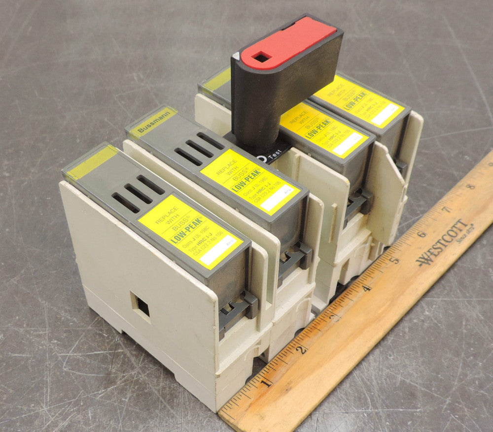 Bussmann CFD 30J4 Disconnect Switch 600 Volts Ac 30 Amps Used