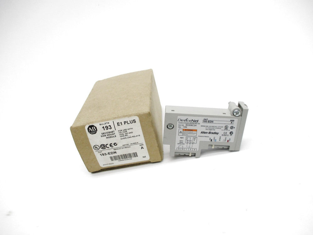 ALLEN BRADLEY 193-EDN SER. A 240VAC F/W 1.002 (BR/WH) NSMP