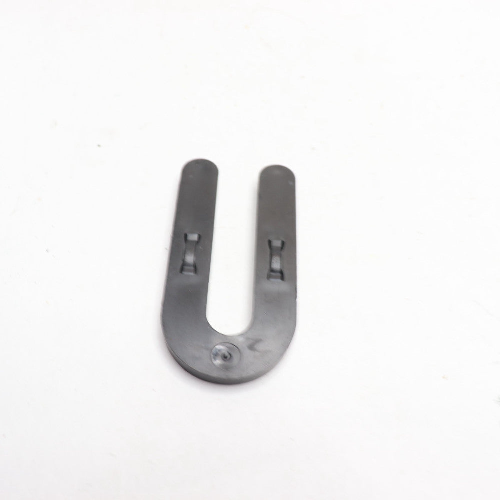 (25-Pk) Glazelock Interlocking Horseshoe Shim Plastic Black 1-1/2" x 3" x 1/4"