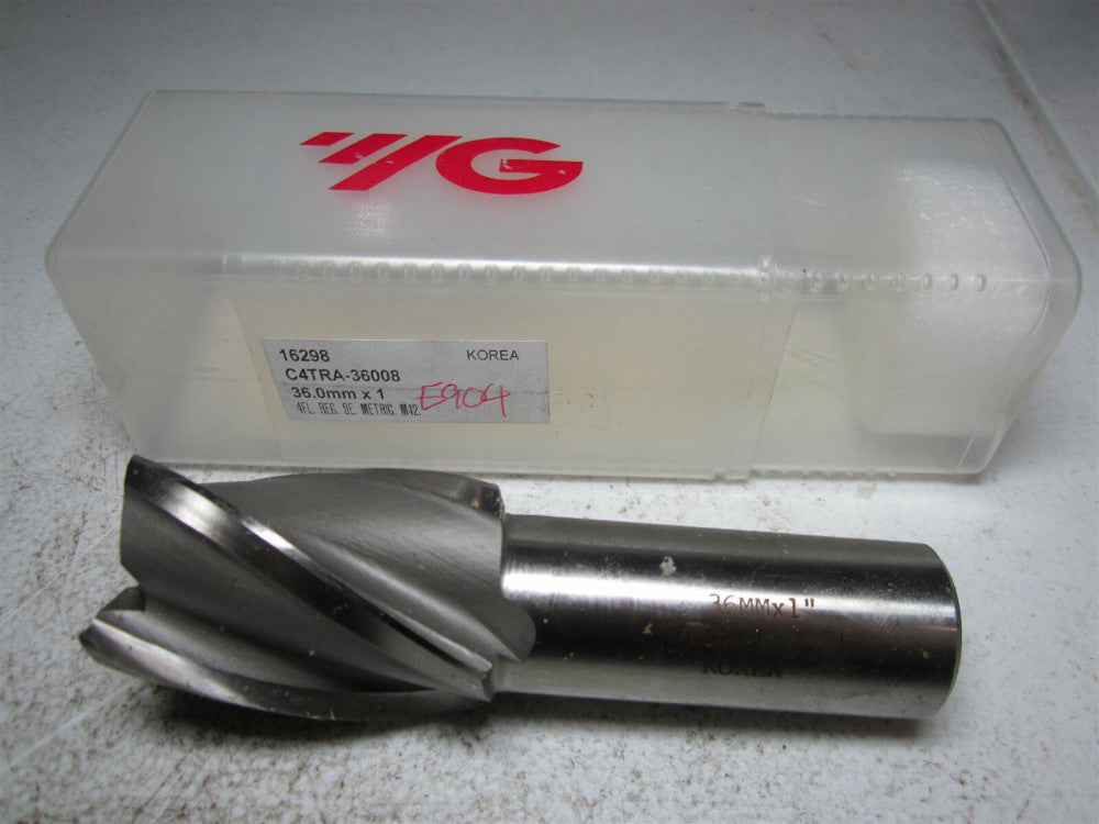 YG-1 (16298) C4TRA-36008 36mm x 1 x 2 x 4-1/2 4 Flute Cobalt Square End Mill