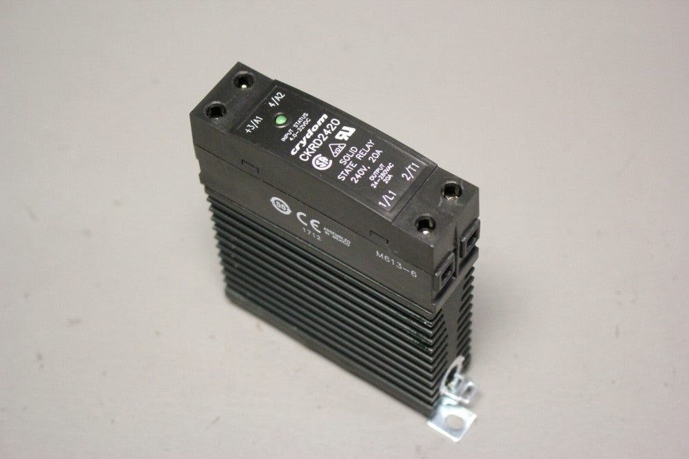 UNUSED CRYDOM 240V 20A SOLID STATE CONTACTOR CKRD2420