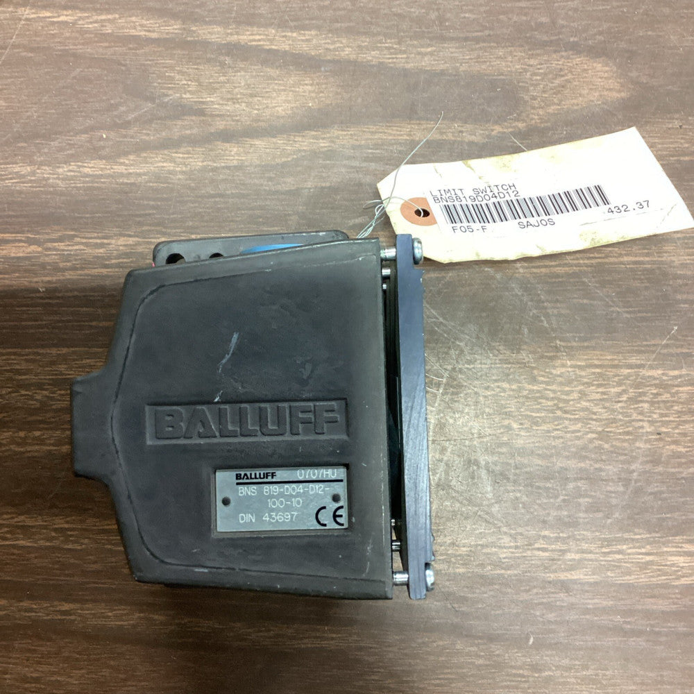 Balluff 0707HU BNS 819-D04-D12-100-10 DIN 43697 Position Switch