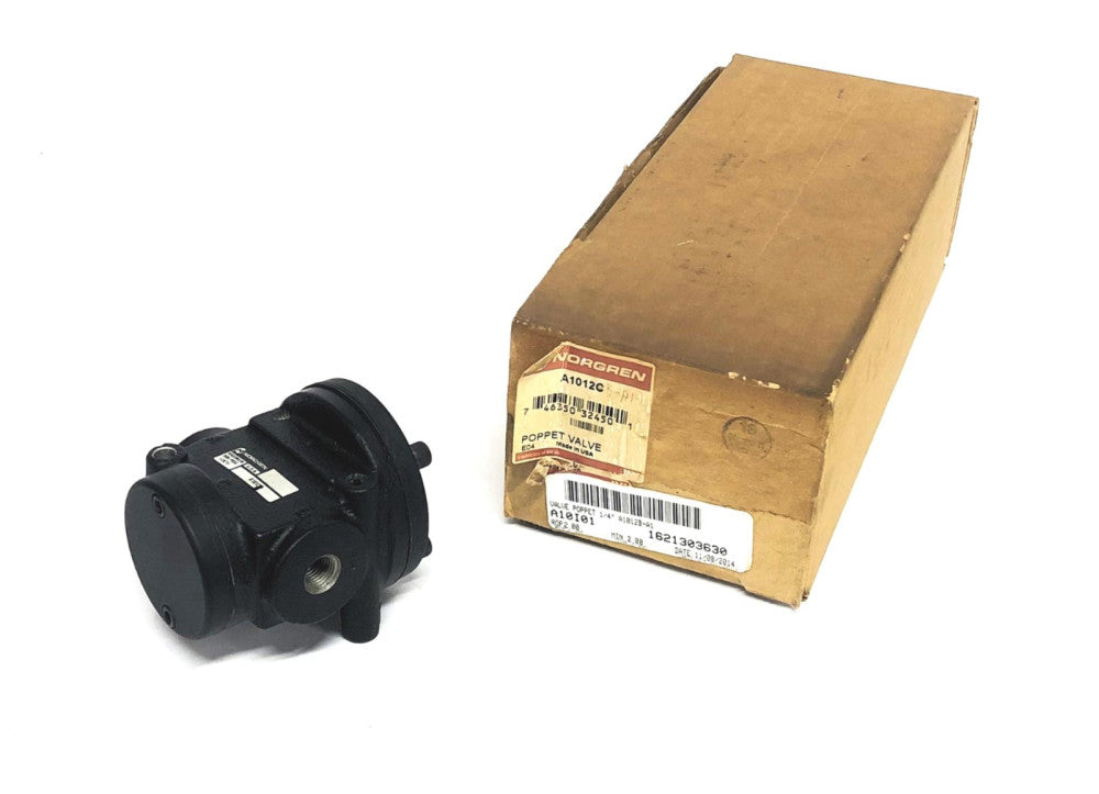Norgren 1/4 Inch 300PSIG 175F Poppet Valve A1012C NOS