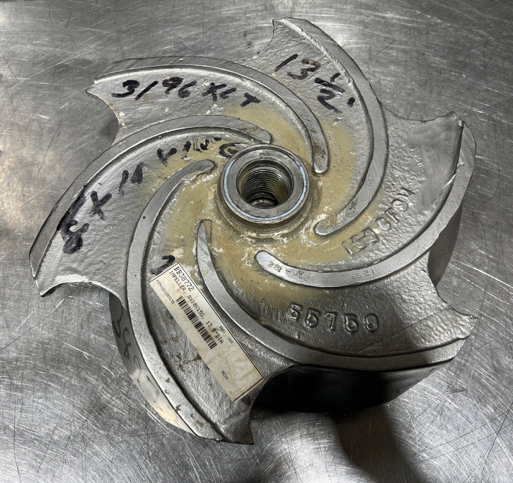Goulds Pump IMPELLER 55758 Nos Surplus 8x10x15G, 13.5” Diameter Nos Surplus