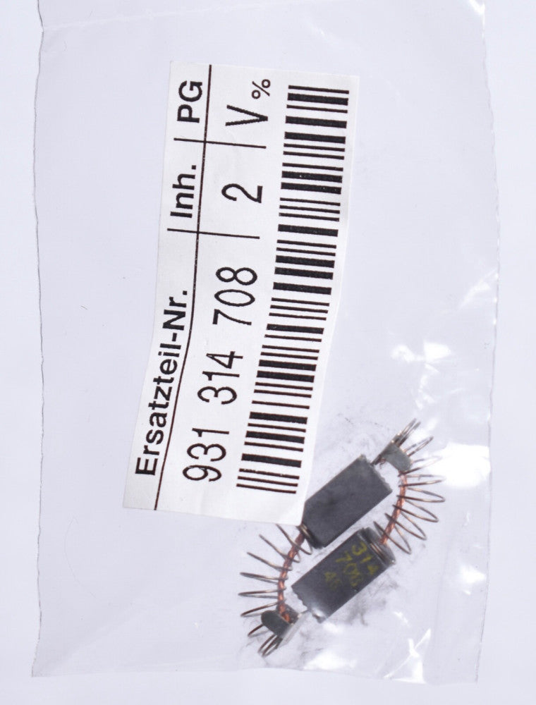 2 Count Ersatzteil-Nr Electric C45 Motor Carbon Brushes 314-708-45 314-708-45