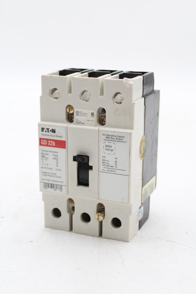 Eaton GD 22K Industrial Circuit Breaker 30 Amp