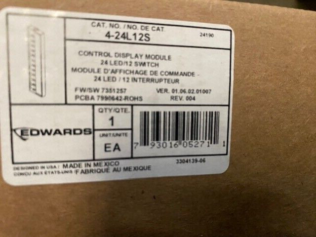 Edwards EST 4-24L12S switch LED Module (NEW)