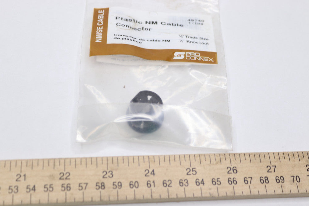Sigma Electric ProConnex NM Cable Connector Non-Metallic 3/8" Dia. 49740