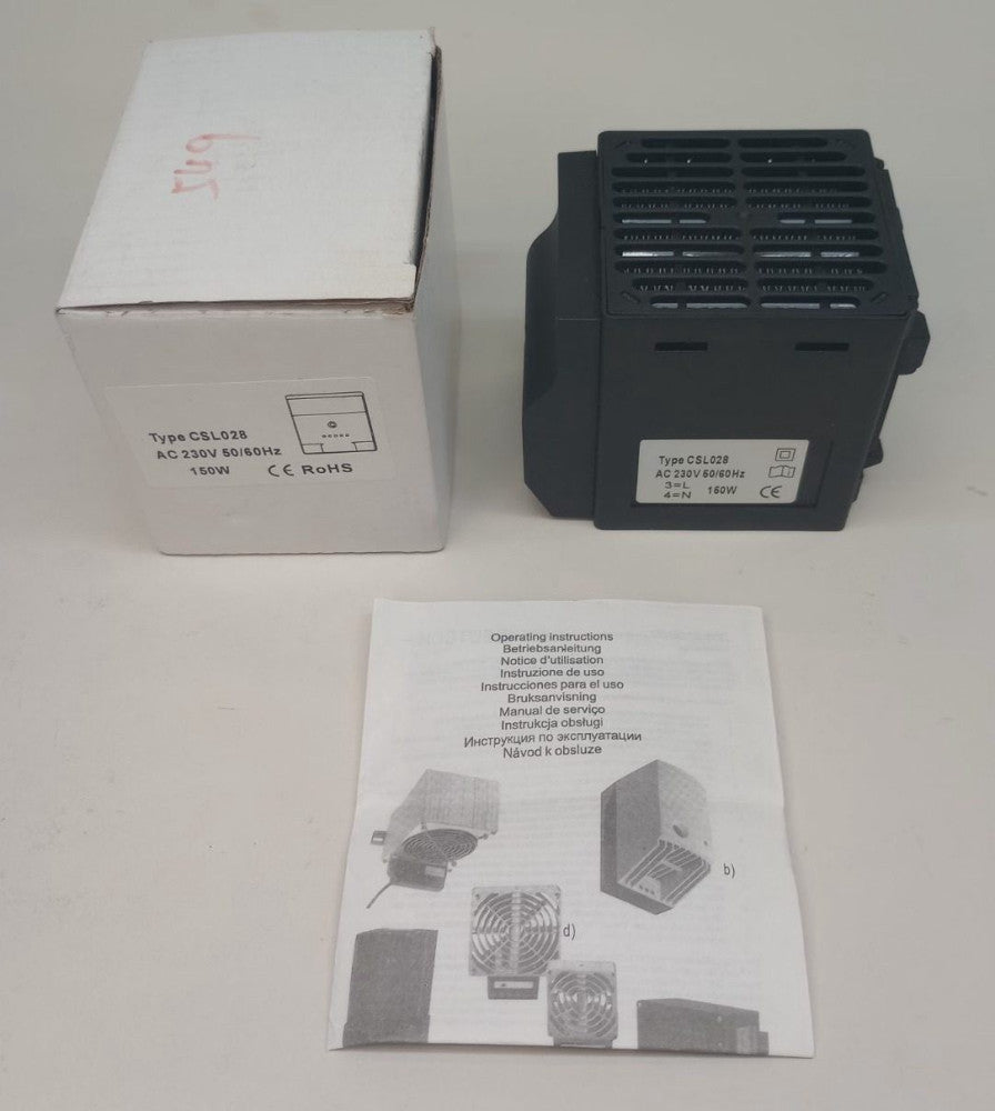Heater CSL028 Fan Heater AC 230V 50/60 Hz 150W