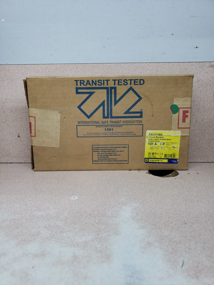 SQUARE D FA14100A 20AMP 480VOLT CIRCUIT BREAKER NEW!