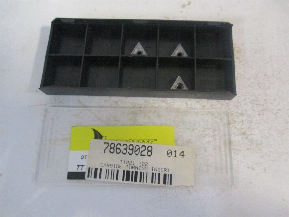 (41768) TT221 I22 1/4" x 1/8" x 1/64" Carbide Turning Insert - Pack of 3