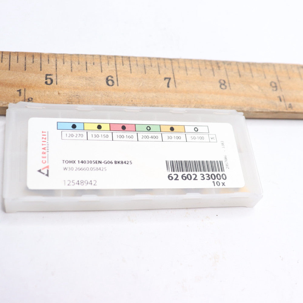 (10-Pk) Ceratizit Turning Inserts Carbide 140305EN-G06