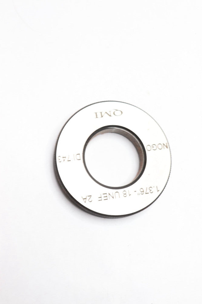 QMI Thread Ring Gauge 1.376"-18 UNEF 2A