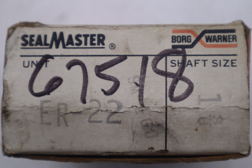 SEALMASTER ER-22 BEARING 1 3/8 STOCK #B-1161