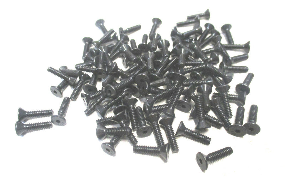 Brighton (211019) #4-40 UNC 1/2" OAL 1/16" Hex 82° Flat Cap Screw - Lot of 100