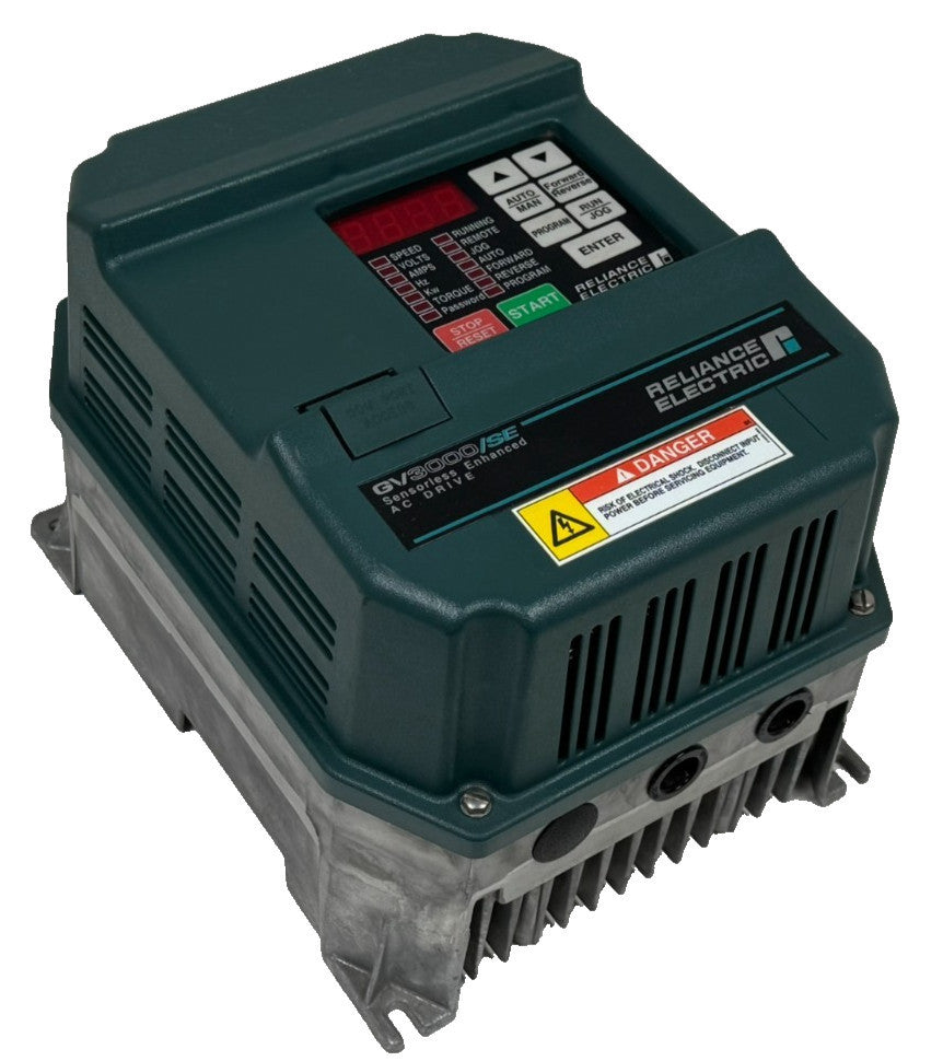 USED RELIANCE ELECTRIC GV3000/SE-5V4160 AC DRIVE 5HP GV3000/SE