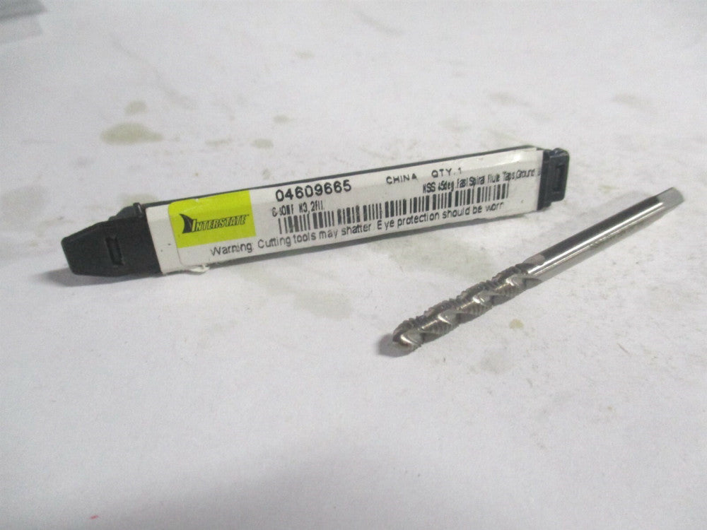 (JY4609665) #6-40 UNF HSS RH 2 Flute Bright Bottoming Spiral Flute Tap