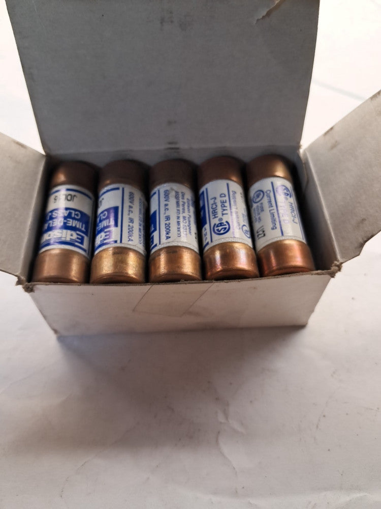 Edison Fuse JDL15 Box of 10 JDL Fuses - 15 Amp - Time Delayed FNFP