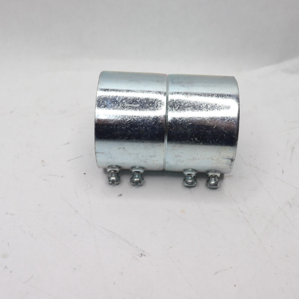 Screw Coupling Conduit Zinc Plated Steel With 2 Rigid Locknut 2"