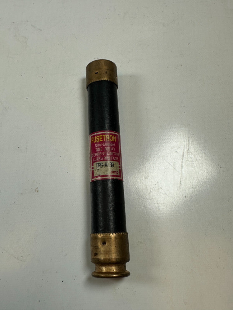 Bussmann Fusetron FRS-R-30 Fuse Dual Element Time Delay Classs RK5 30A/600V NOS