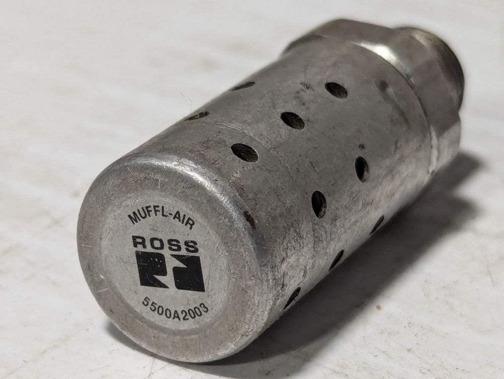 Ross Controls 5500A2003 Pneumatic Muffler Silencer, 1/4" Port as pictured