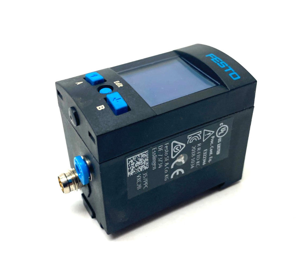 Festo SPAU-P10R-W-Q4D-L-PNLK-PNVBA-M8D Digital Pressure Sensor 8001237
