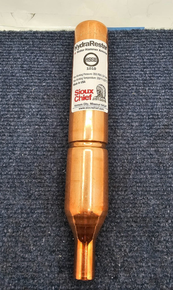 Sioux Chief Hydra-Rester 1010: Water Hammer Arrester Sweat/Press-Fit ASSE