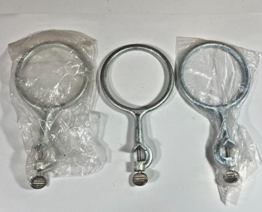 (Lot of 3) GSC International 4-SRC47-10 Support Ring Clamp 4" Diameter
