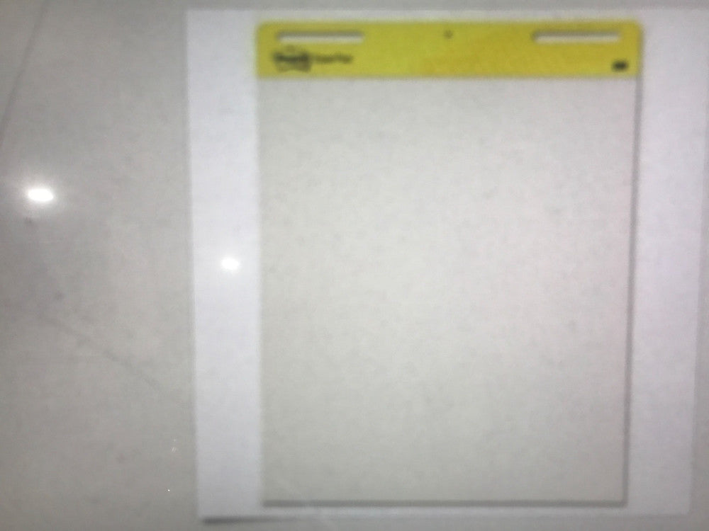 Post-it Self-Stick Easel Pads 25 x 30 White (6 PACK) 30-Sheet Pads/Carton