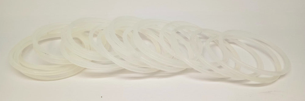 O-Ring 33516316 Clear 3" ID X 3-5/16" OD X 3/16" Diameter (Pack of 23)