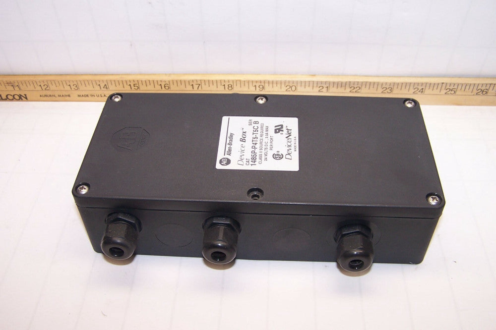 ALLEN BRADLEY 1485P-P4T5-T5C JUNCTION BOX DEVICE BOX 24VDC