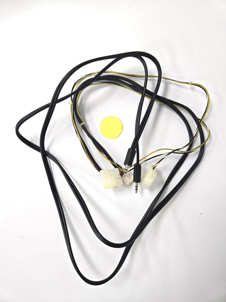 Y HARNESS CABLE-3.5MM AUDIO JACK- 5-PIN AND 2 PIN CONNECTORS LOT OF 2