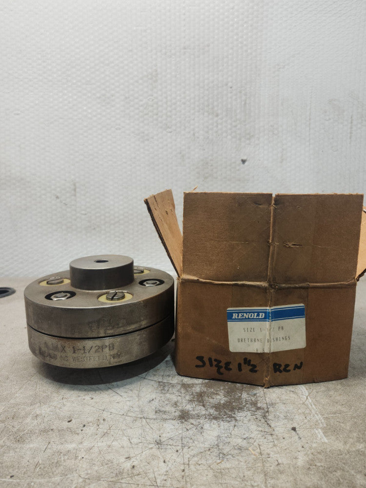 NEW IN BOX RENOLD AJAX URETHANE BUSHING SIZE 1-1/2 PB