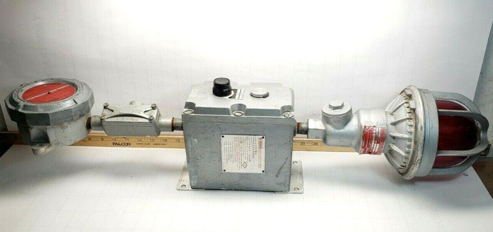 RONAN EXPLOSION PROOF X15-1001S ANNUNCIATOR W/ BENJAMIN STROBE & AUDIBLE SIGNAL
