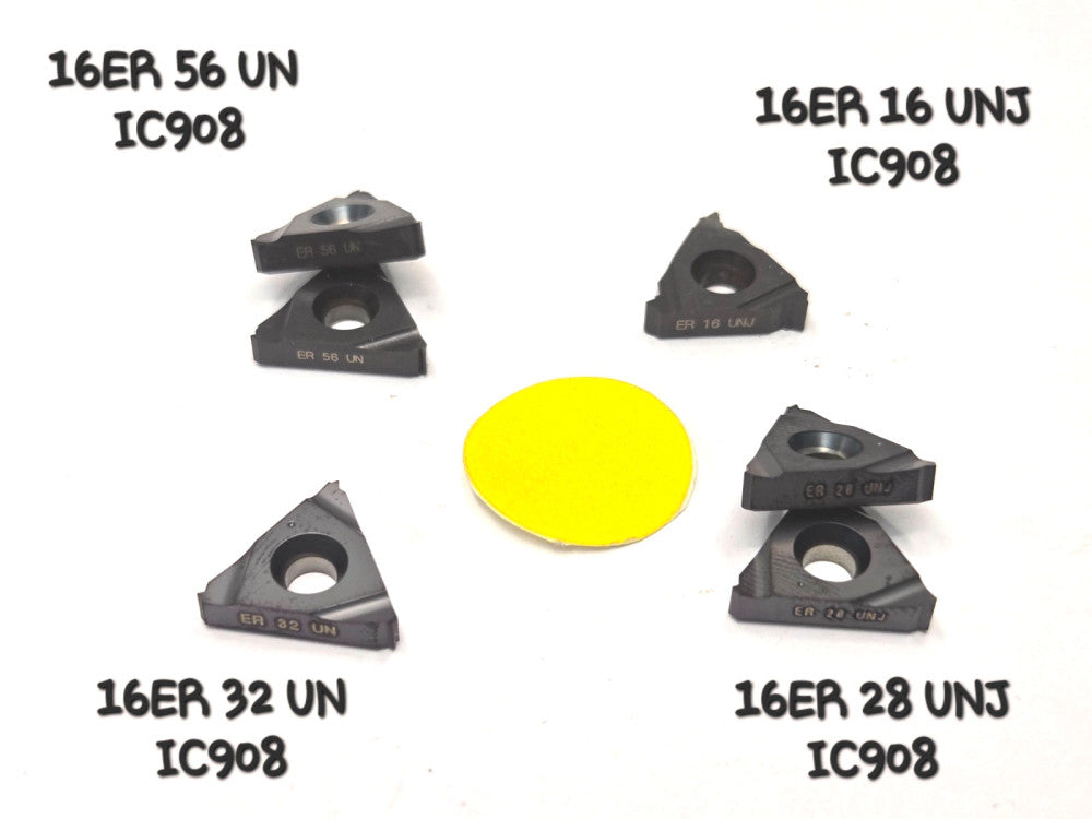 ISCAR*ASSORTED SIZES*LAYDOWN THREADING INSERT*****LOT OF 6
