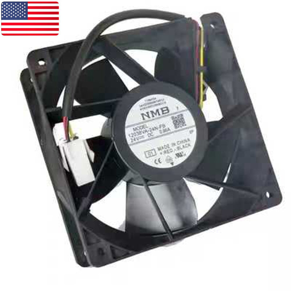 One Brand New NMB 12038VA-24P-GU 12038 Inverter Cooling Fan 24V 0.89A - US Stock