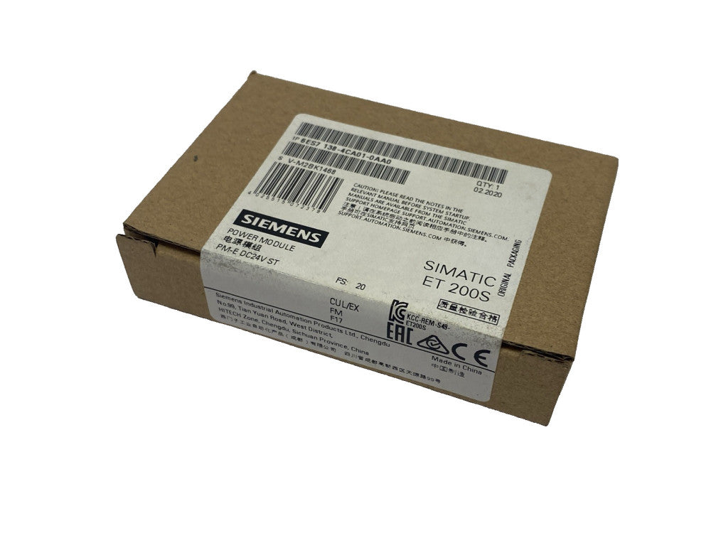 Siemens 6ES7 138-4CA01-0AA0 PM-E Power Module 24V DC