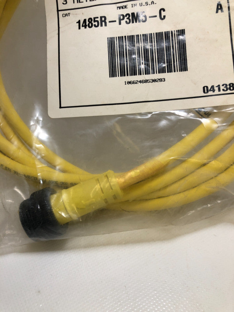 Allen Bradley 1485R-P3M5-C Series A Cordset Mini-Line Male to tinned 3M NEW