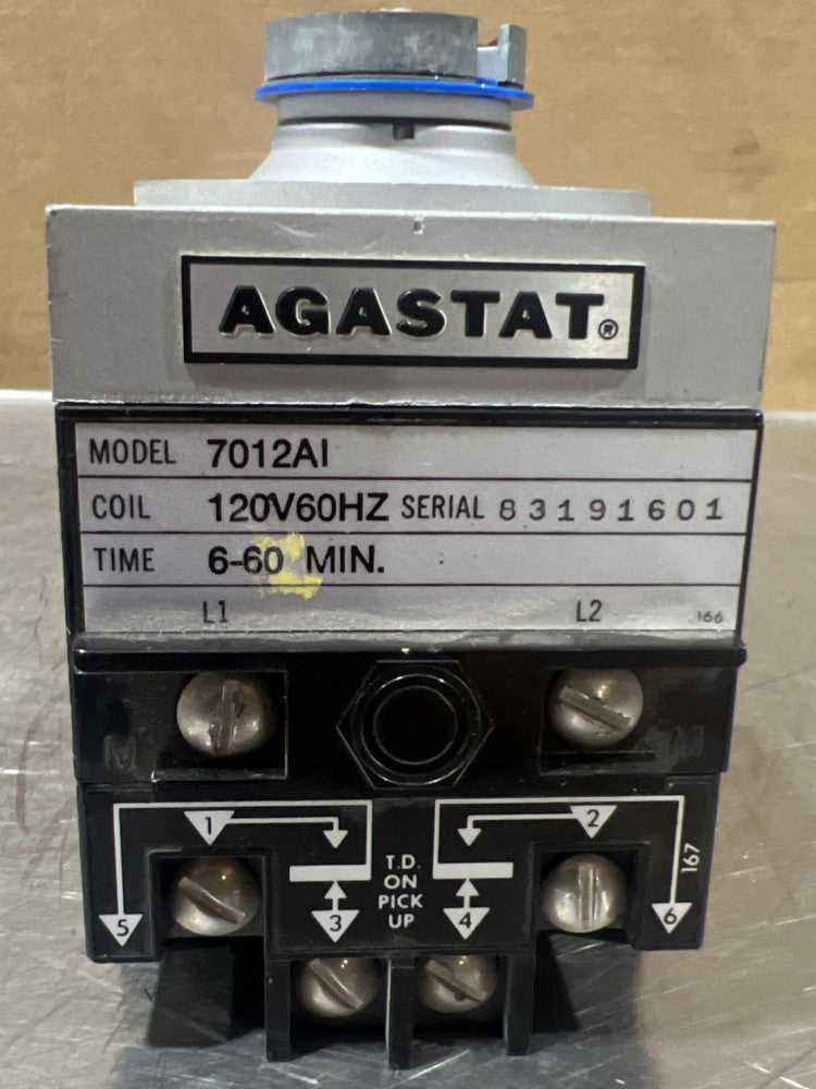 AGASTAT 7012AI 120V Nos Surplus No Original Box Missing Dial As Seen In Photos